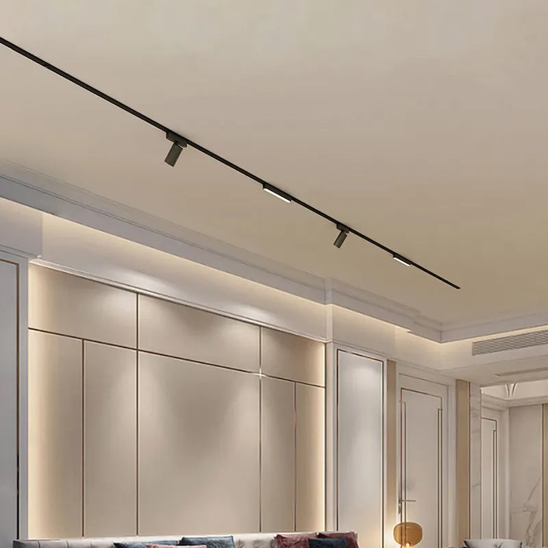 Banda LED, Sina Magnetica Aplicata, Lumina Calda, 20W, Negru