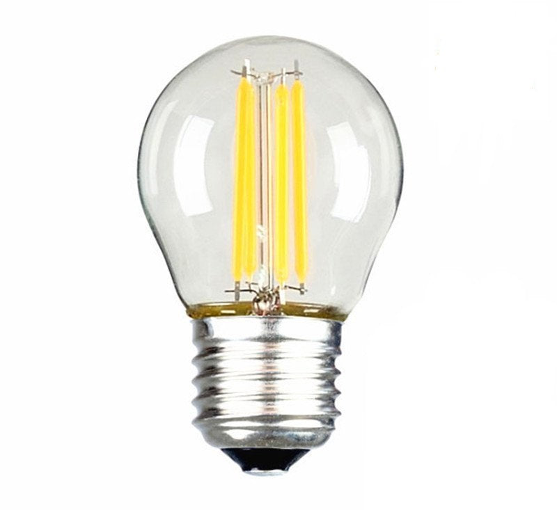 Bec LED RFAN, E27, Lumina Calda, 3000K, 6W, Transparent