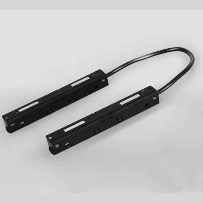 Conector Colt pentru Sina Magnetica Incastrata, Flexibil, Negru