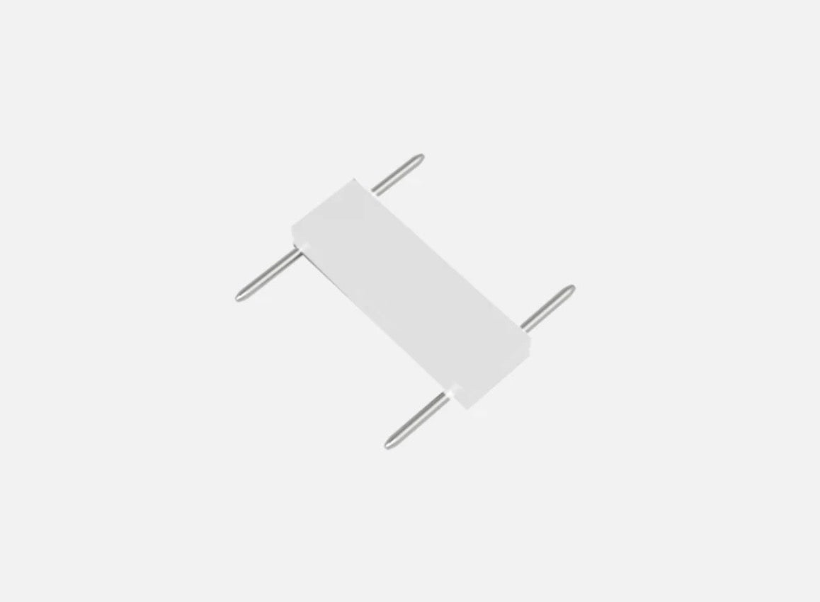 Conector Linie Sina Magnetica Aplicata Slim, Alb