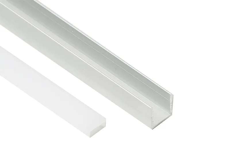 Profil LED Aplicat, 12 x 10, Lungime 2m, Aluminiu