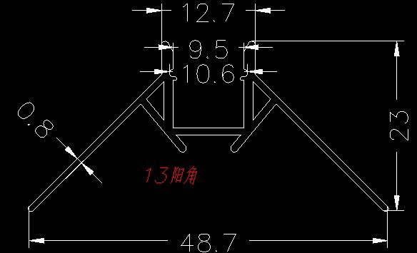 Profil LED Incastrat, Colt Exterior, Lungime 2m, Aluminiu