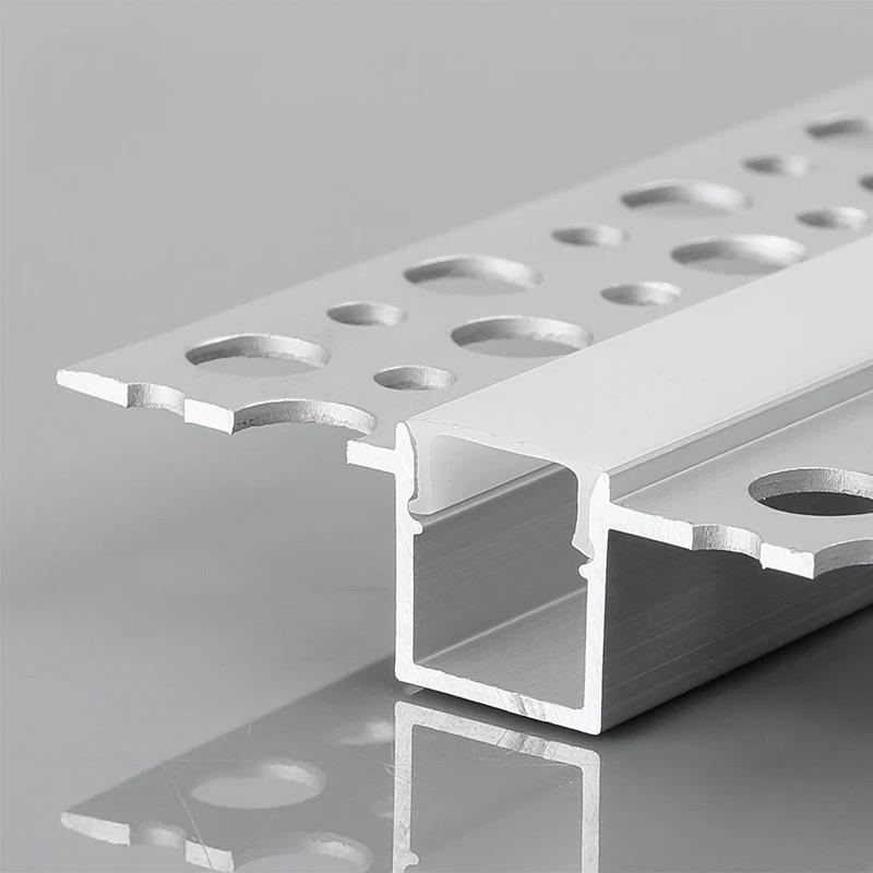 Profil LED Incastrat, Finisaj Glet, Lungime 2m, Latime 1.5 cm