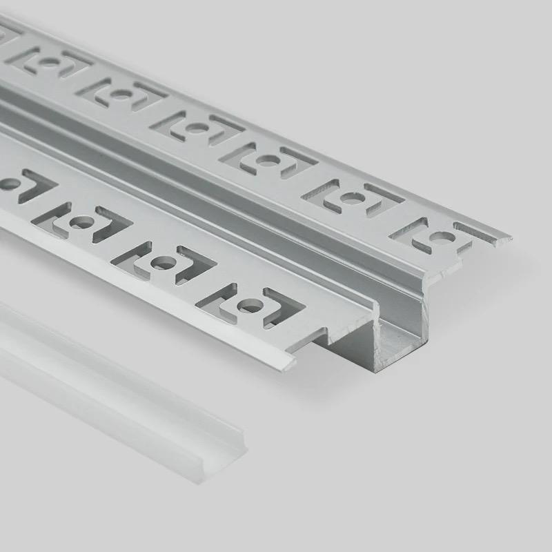 Profil LED Incastrat, Finisaj Glet, Lungime 3m, Latime 1.5 cm