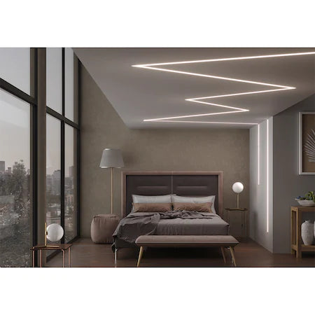 Profil LED Incastrat, 17 x 7, Lungime 2m, Aluminiu
