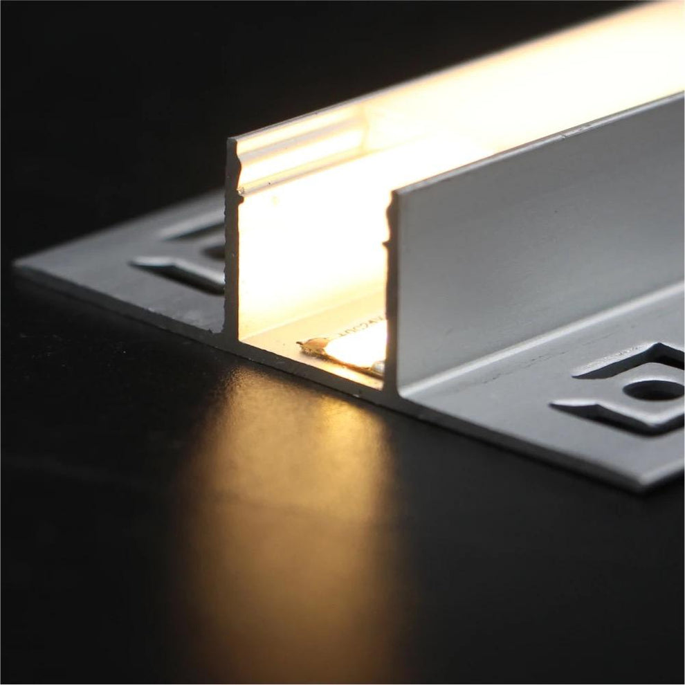 Profil LED Incastrat, Sub Tencuiala, Lungime 2m, Latime 2 cm