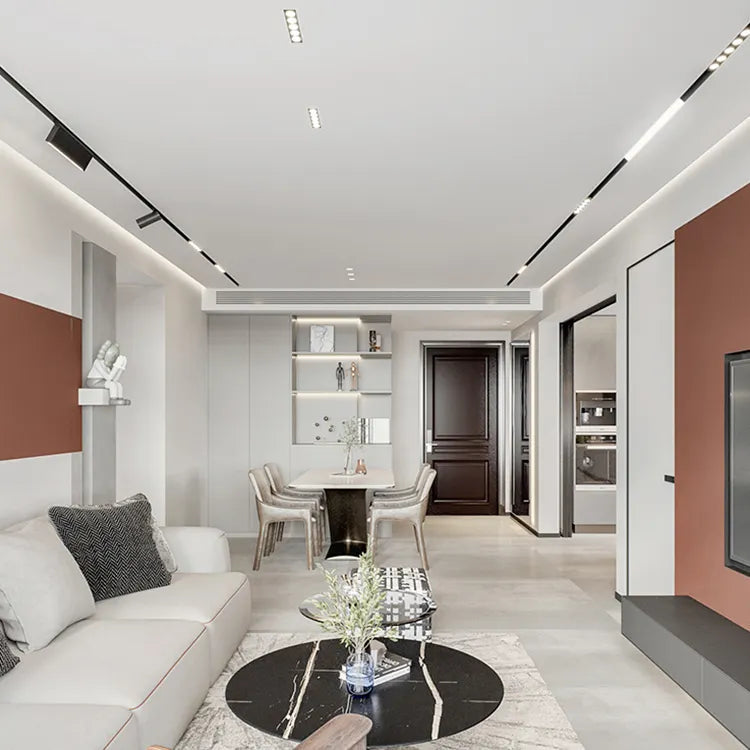 Proiector LED Sina Magnetica Aplicata, Lumina Neutra, Reglabil, 18W, Negru