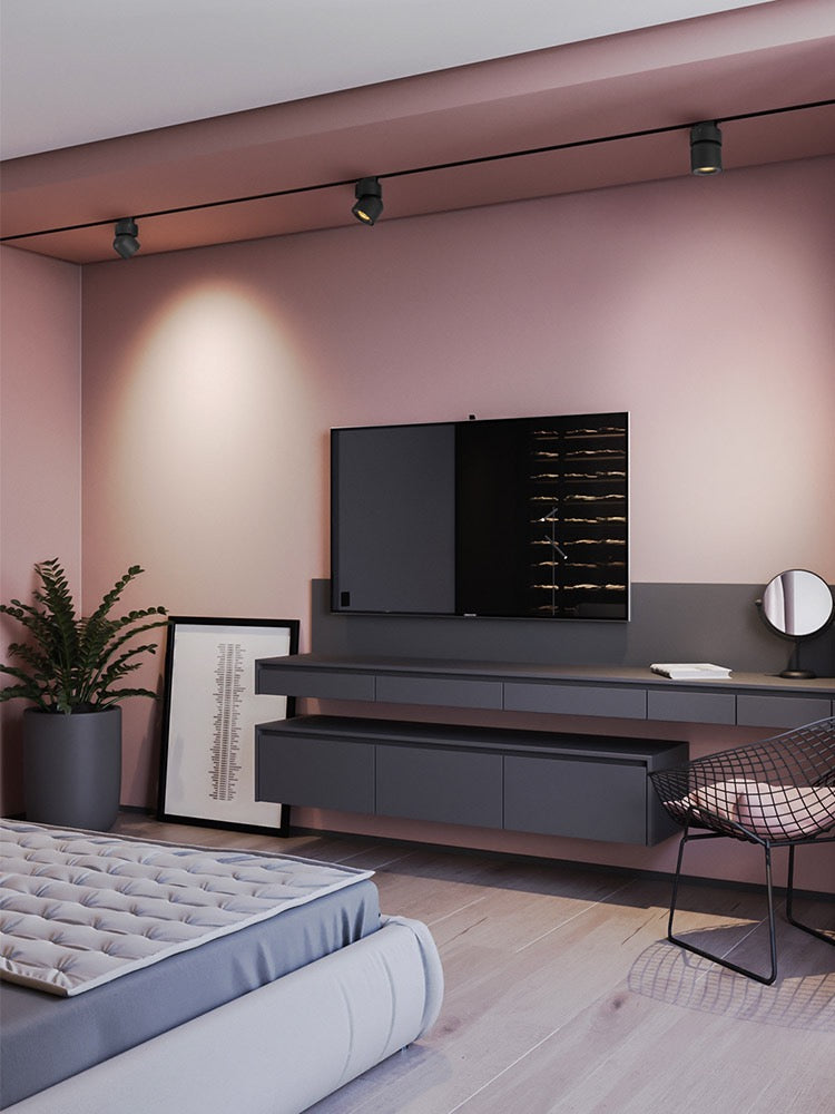 Proiector Reglabil LED, Sina Magnetica Aplicata Slim, Lumina Neutra, 7W, Negru, Model MS30-DR54R