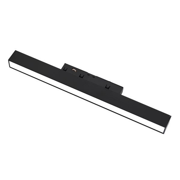 Banda LED Sina Magnetica Incastrata, Lumina Neutra, 24W, Negru