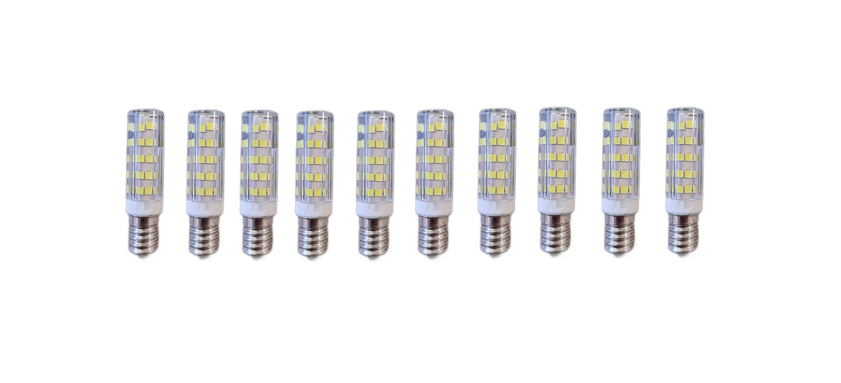 Set 10 x Becuri LED RFAN, E14, Lumina Rece, 6000K, 7W