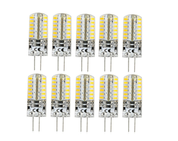 Set 10 x Becuri LED RFAN, G4, Lumina Calda, 3000K, 5W, 12V