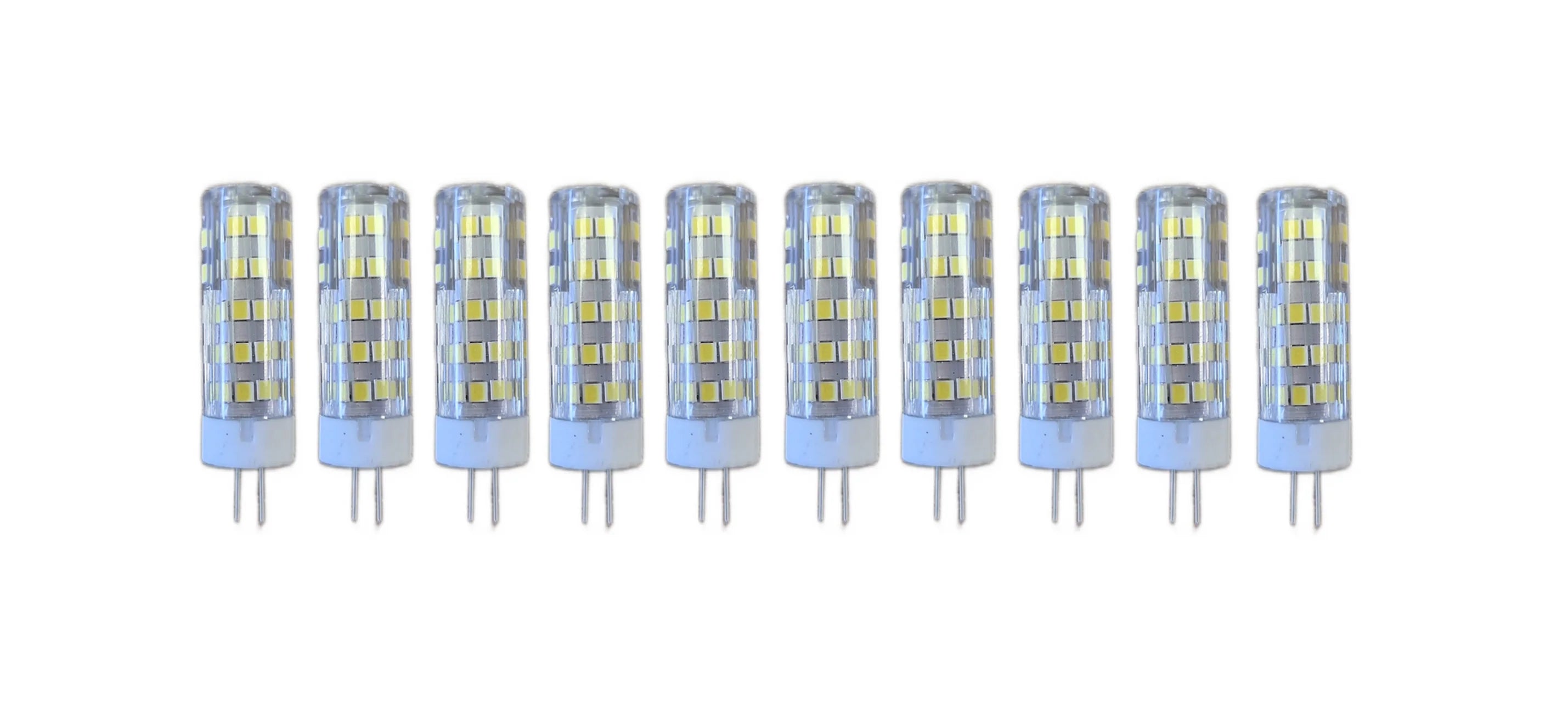 Set 10 X Becuri LED RFAN, G4, Lumina Calda, 3000K, 7W, 220V