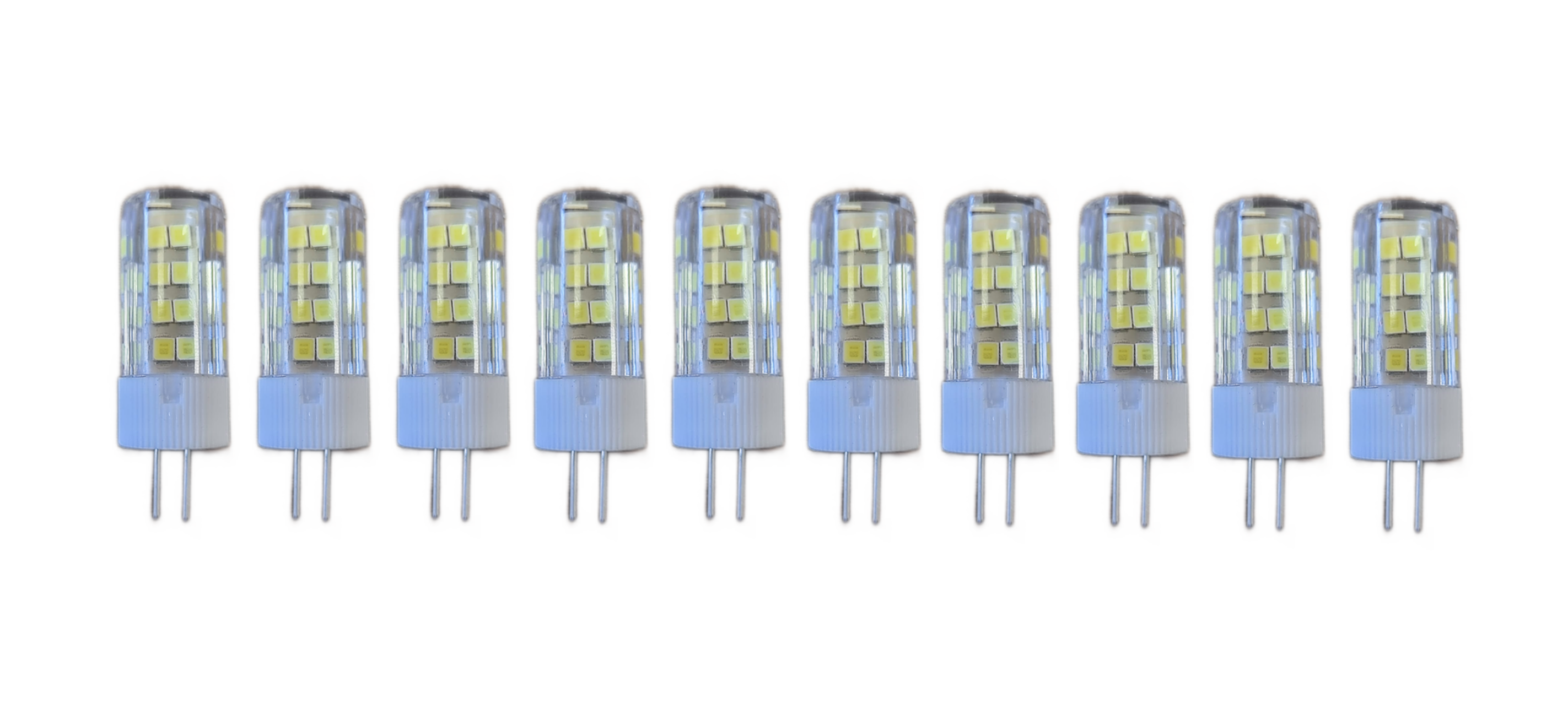 Set 10 x Becuri LED RFAN, G4, Lumina Rece, 6000K, 5W, 220V