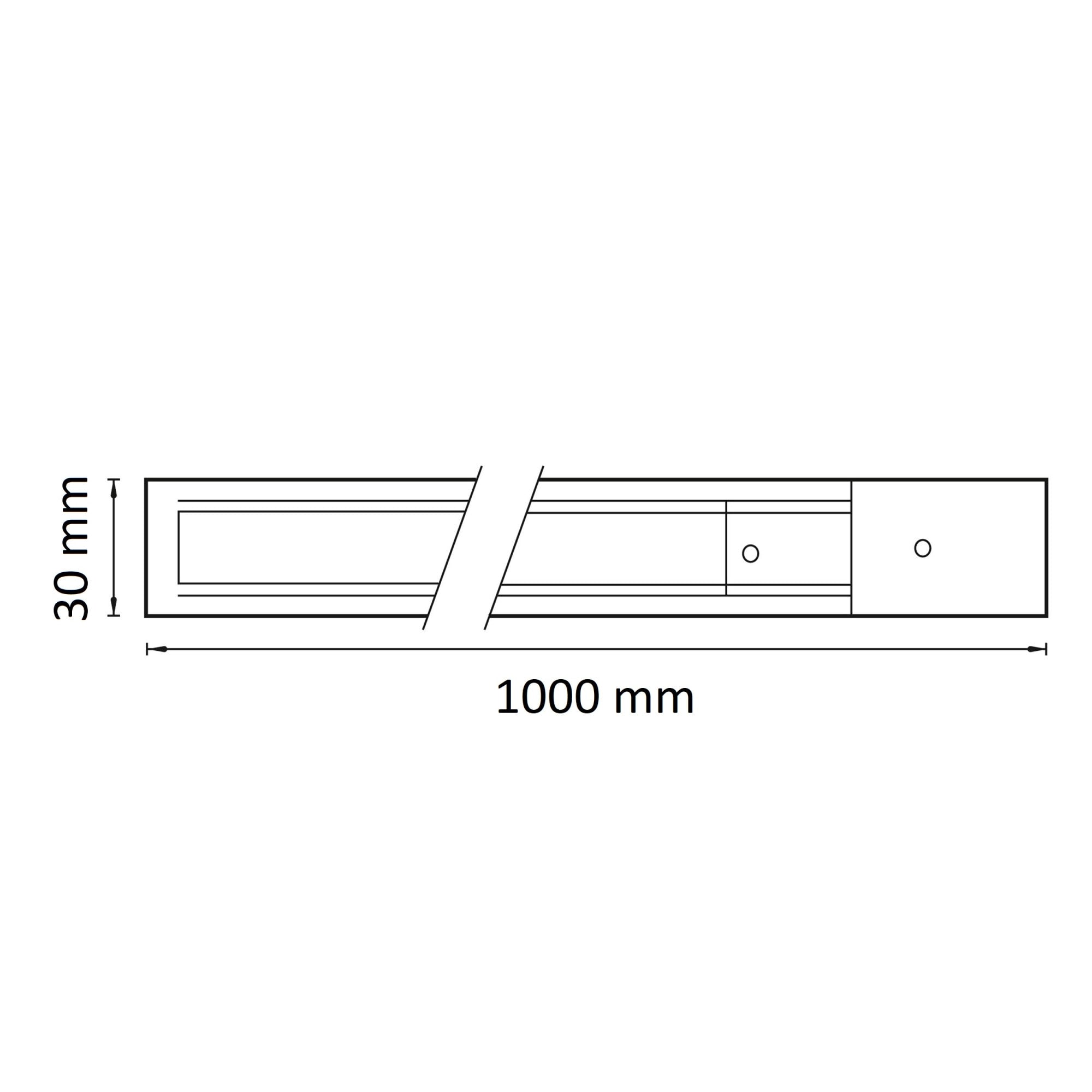 Sina Aluminiu RFAN, 1M pentru Proiector LED Monofazat